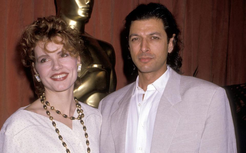 Sie waren Ende der 80er-Jahre im Film und im Privatleben ein Hollywood-Traumpaar: Geena Davis und Jeff Goldblum. (Bild: Ron Galella/Ron Galella Collection via Getty Images)