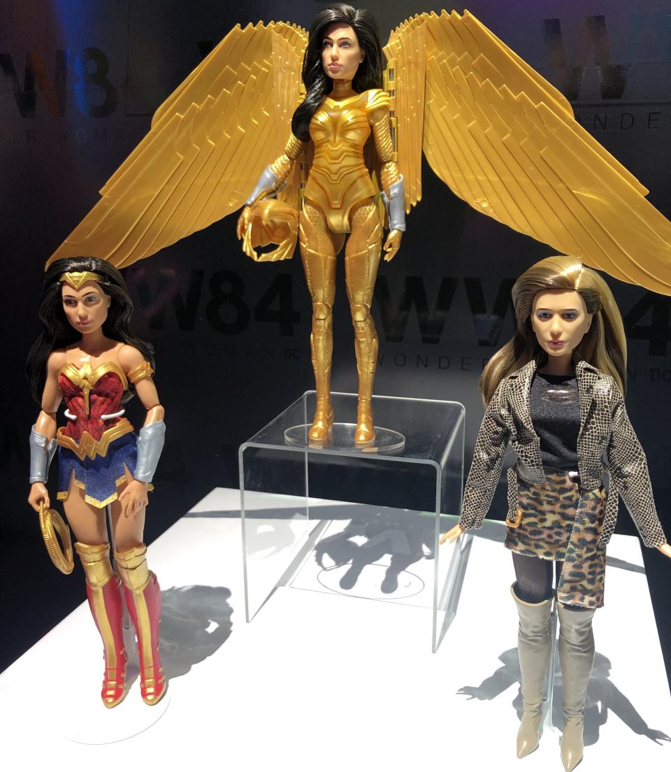 Mattel's Wonder Woman 1984 toys (Photo: Ethan Alter)