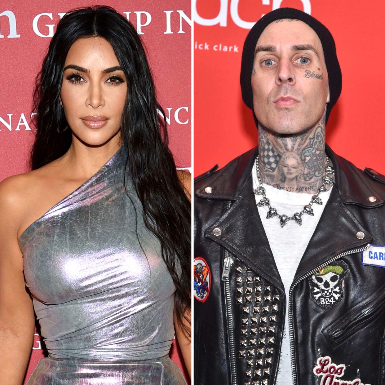 Kim Kardashian Denies Hooking Up With Travis Barker False Narrative