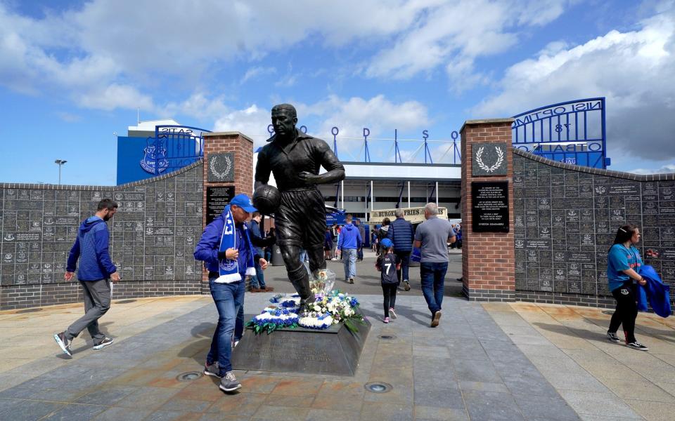 Every legend gets a statue eventually - here's Dixie Dean's outside Goodison Park - PA/Ian Hodgson 