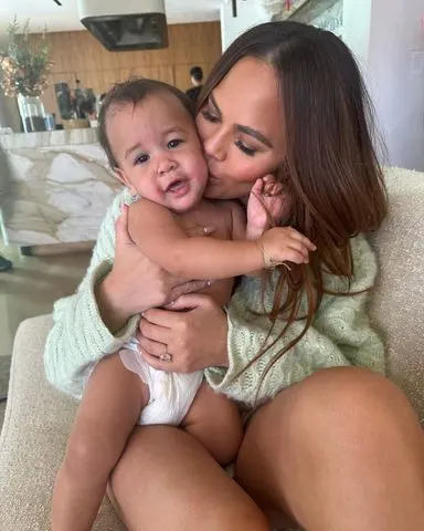 <p>Chrissy Teigen/Instagram</p> Chrissy Teigen and daughter Esti.