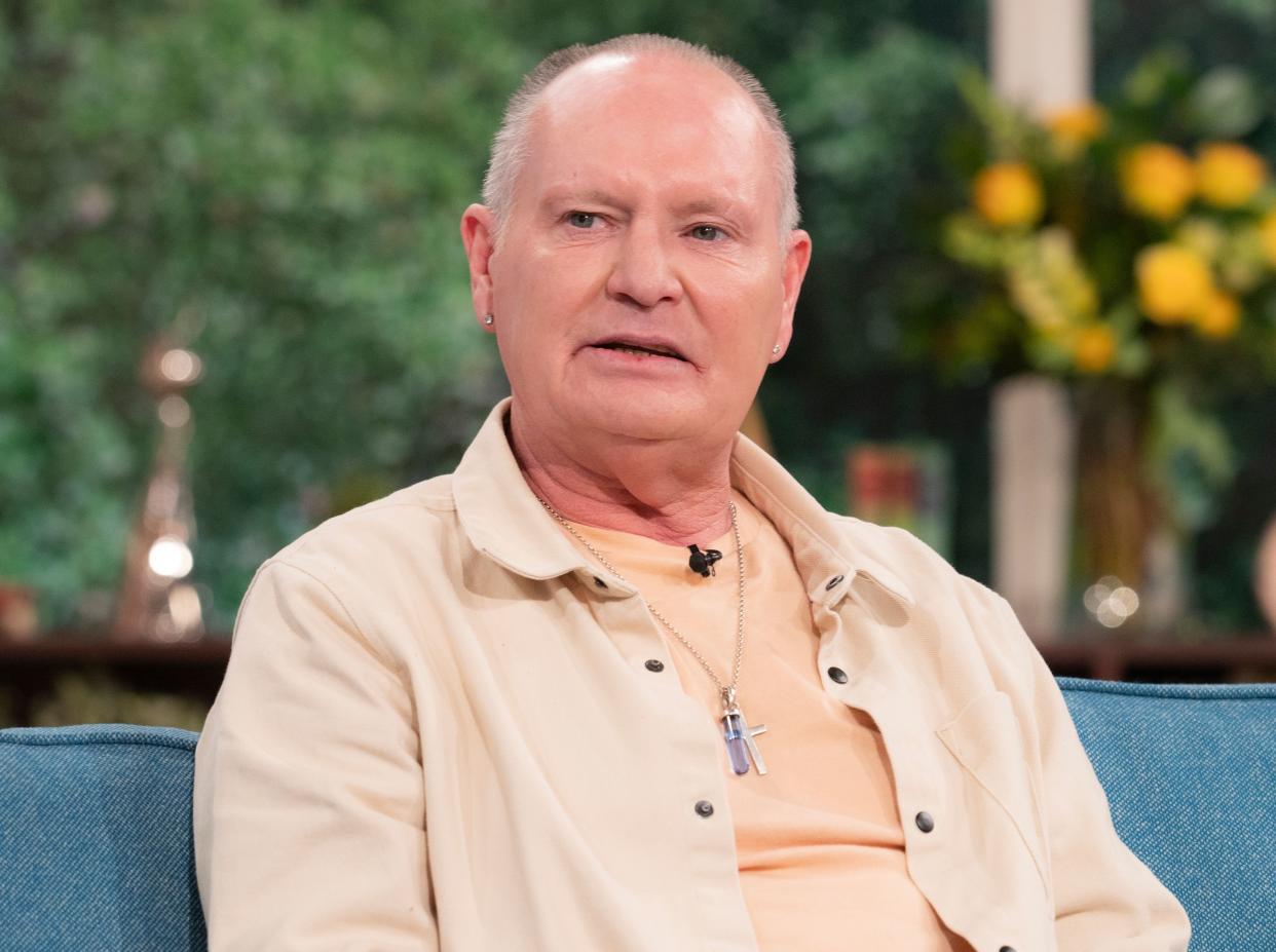 Paul Gascoigne appeared on This Morning to talk Scared of the Dark. (ITV/Shutterstock)