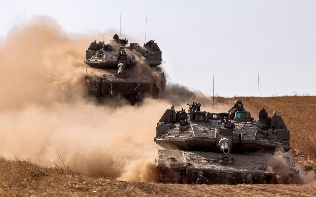 The Israeli military says 'the shooting consisted of two tank shells'