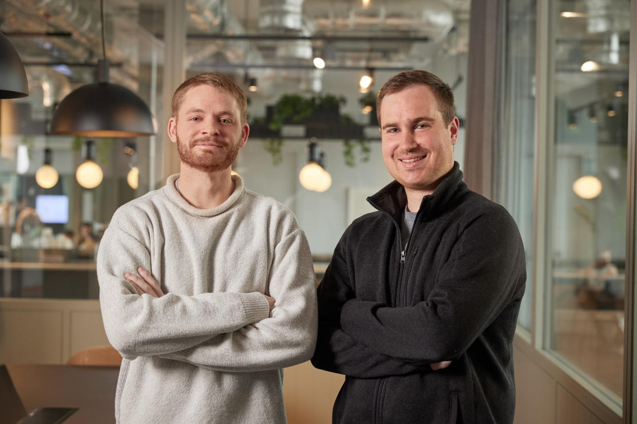 Newfoundland was launched in 2021 by co-founders Frederick Manduca, right, and Michael Hodnett (Newfoundland/PA)