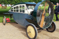 <p>In 1909 Frenchman <strong>Marcel Leyat </strong>aspired to build an aircraft but ran out of money so instead turned his hand to produce a plane without wings – and the Helica was born. Made of wood, it was light and quite efficient in its own way and could hit<strong> 106mph</strong>, but although interest was high after it appeared at the 1921 Paris motor show, just 30 were ever built as production was tricky. Just four of them survive today, it seems.</p>