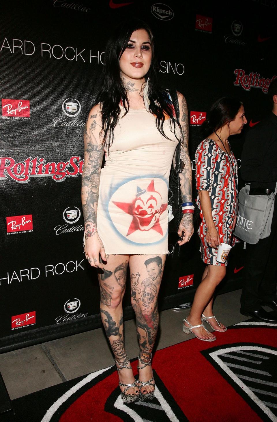 Kat Von D at a Kanye West concert hosted by Rolling Stone on September 8, 2007.