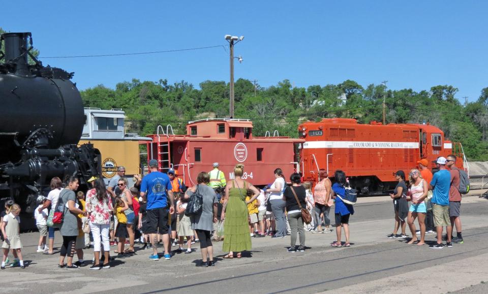 The Pueblo Railway Museum will offer train rides to the public May 18 at the Pueblo Union Depot.