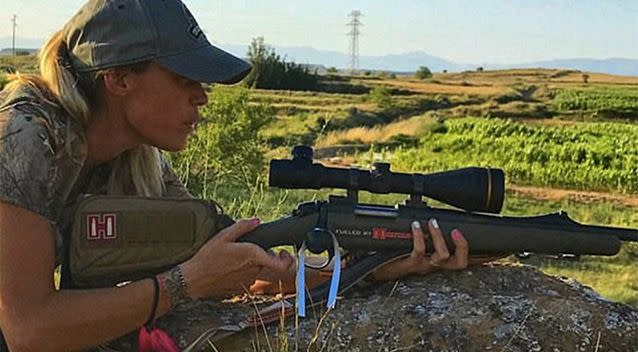 Capitan shared several photos of her hunting on her social media. Source: CEN