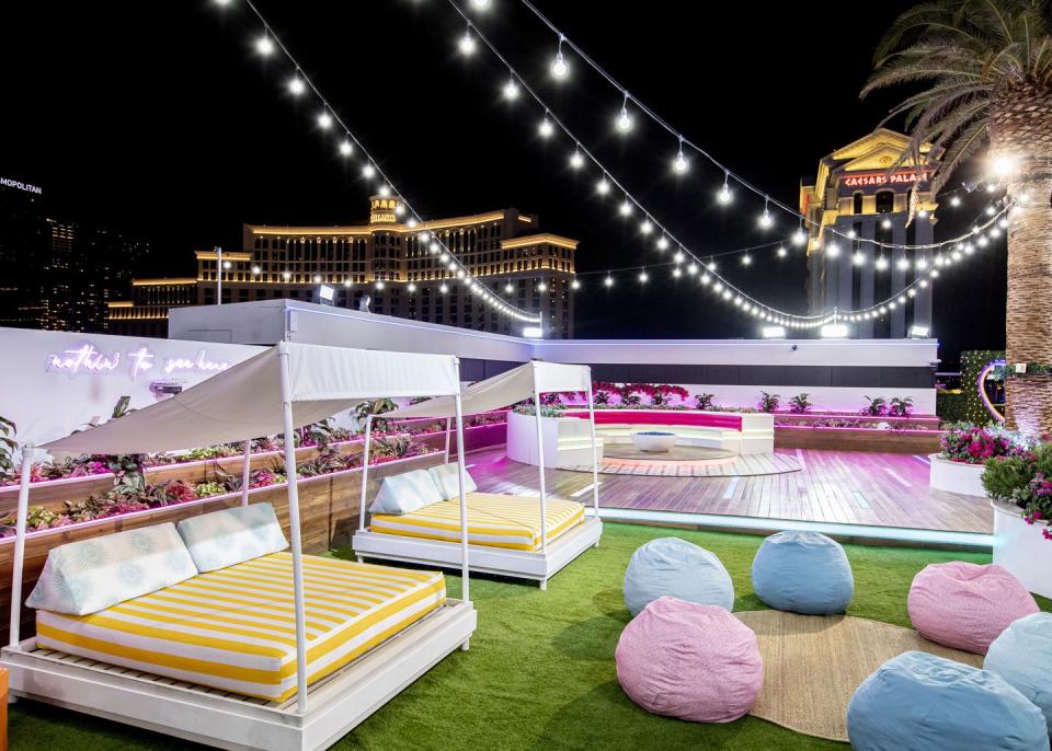 love island usa villa - the day beds