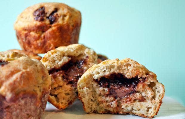 Banana Nutella Muffins