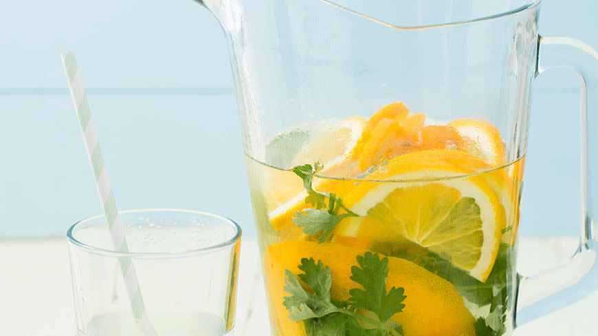 Coriander and Citrus Water