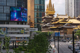 Le premier magasin Ikea à avoir ouvert à Shanghai, ici en juillet 2023.. PHOTO YING TANG/NurPhoto/AFP