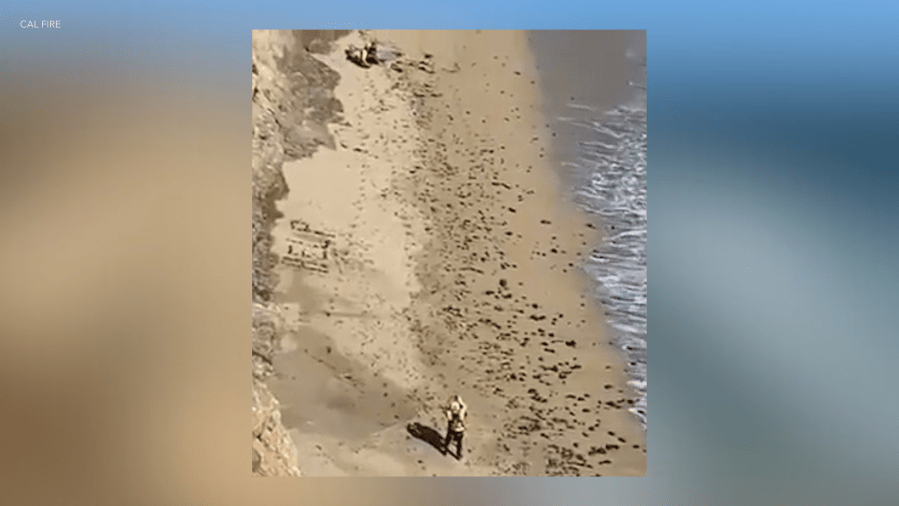 Kite surfer rescued HELP