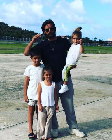 <p>Kris Jenner/instagram</p> Scott Disick and his three kids