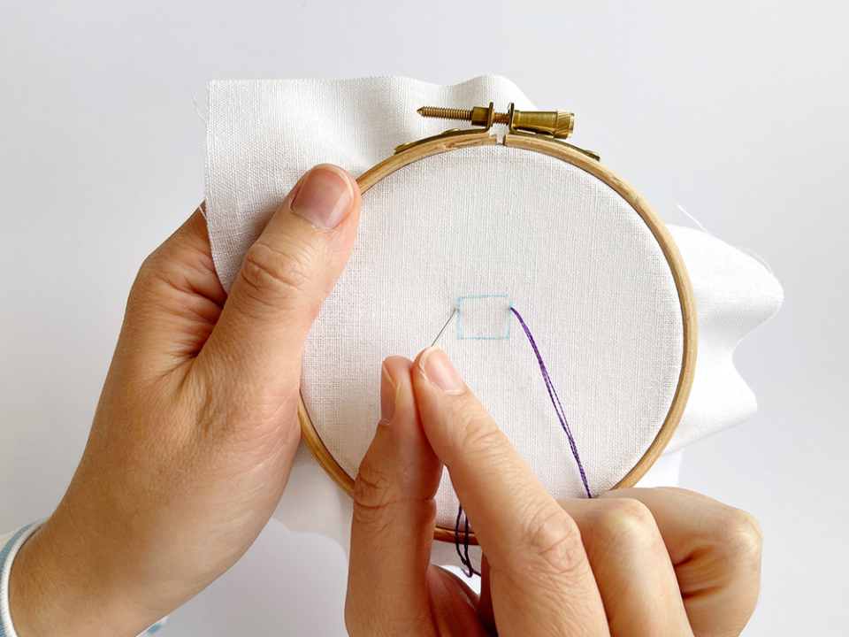 embroidery stitches satin stitch