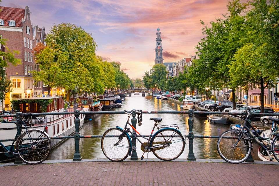 Ein typischer Anblick in Amsterdam (Bild: Getty)