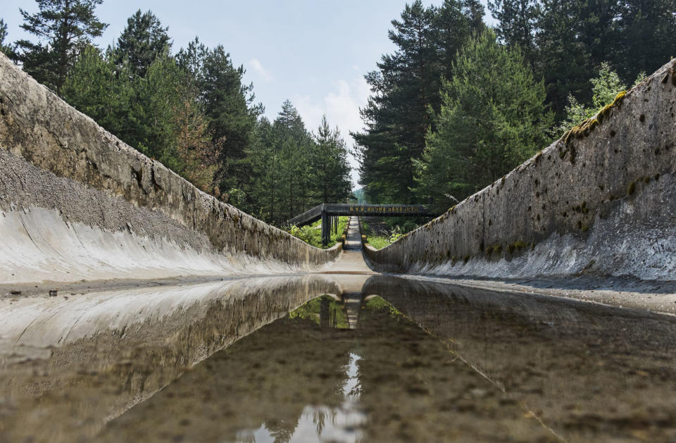 NOW: Sarajevo Winter Olympics Bobsled Finish Line, 2015