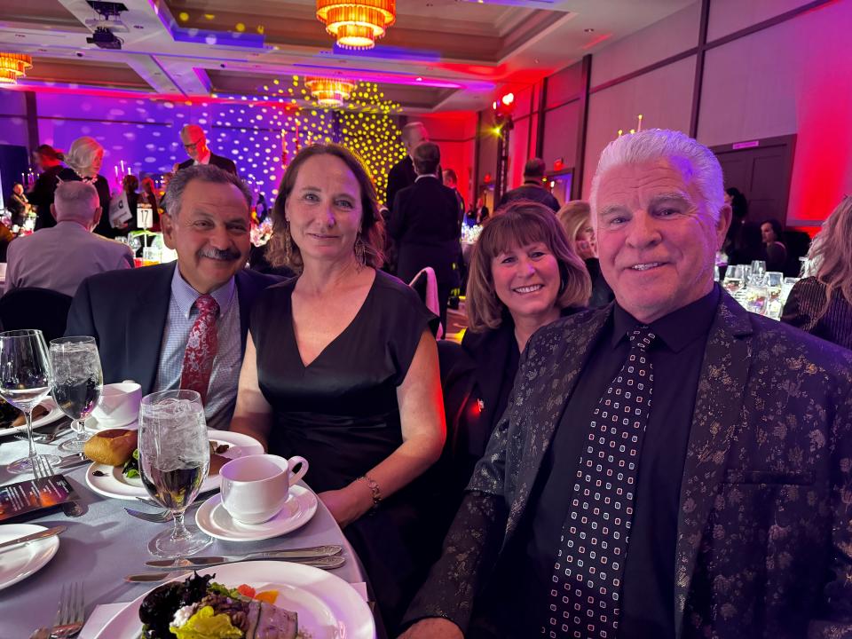 Seated at The Desert Sun's table were Al Franco, Desert Sun Executive Editor Kate Franco, Sales Manager Denise Fleig and David Fleig.