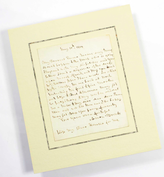 Passionate: The love letter is set to fetch £15,000 at auction (SWNS)