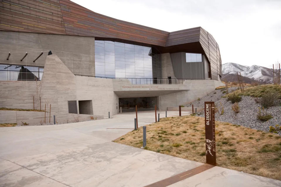 Exterior view of the new Natural History Museum of Utah via Getty Images