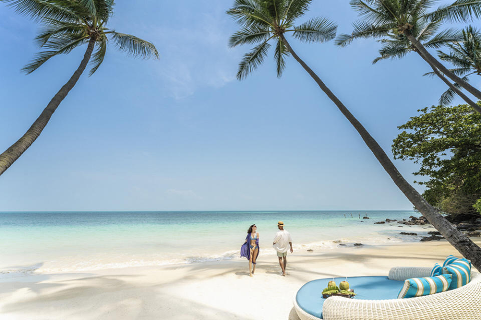 A beach in Koh Samui in Thailand.