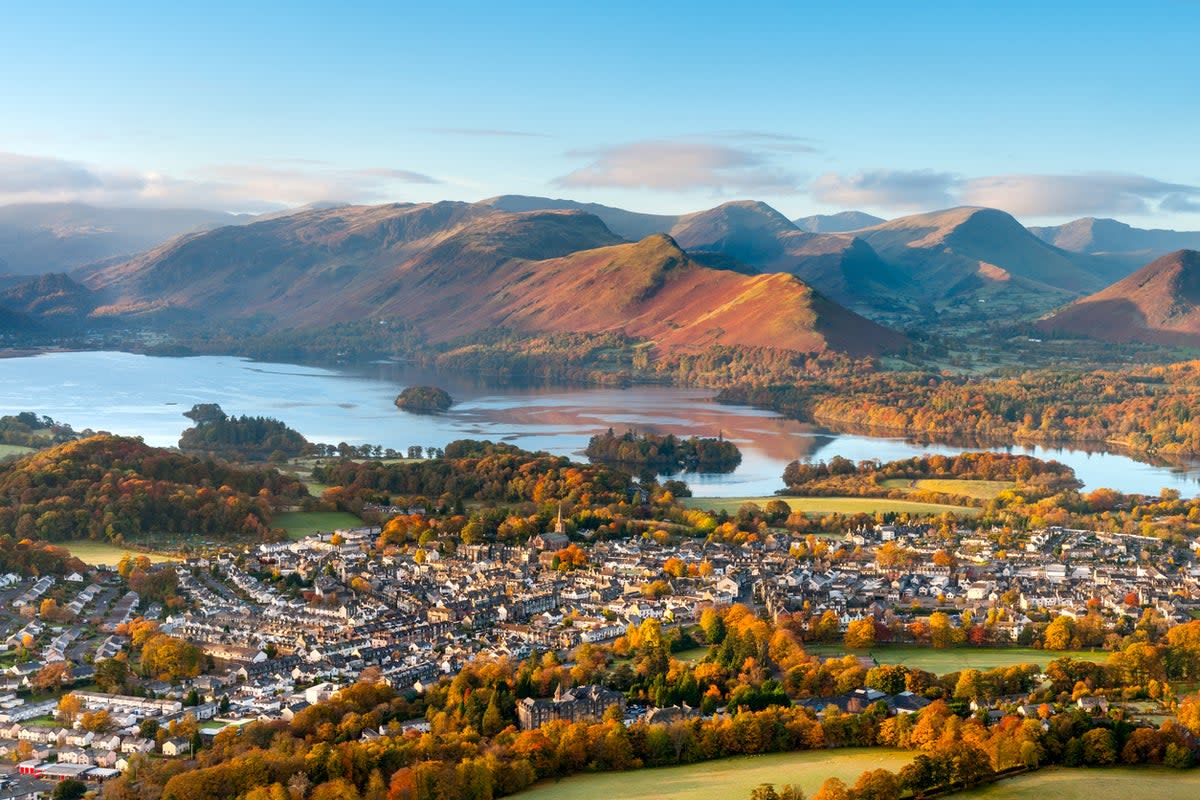 The town of Keswick, with Catbells in the background (Getty Images)