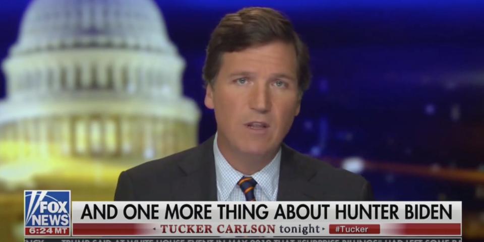 Tucker Carlson ups hunter biden documents