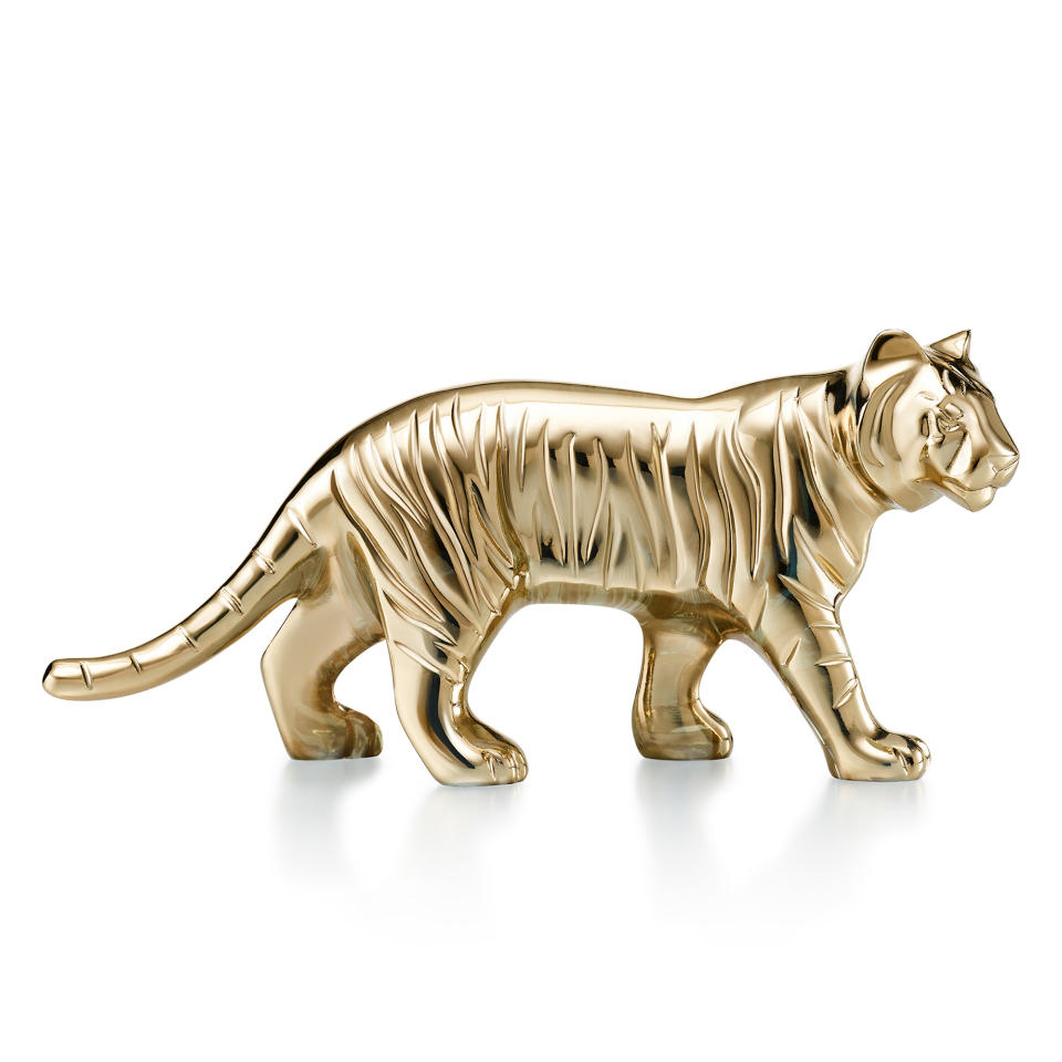 Baccarat’s crystal tiger.