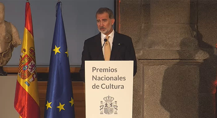 discurso felipe en los premios nacionales de cultura