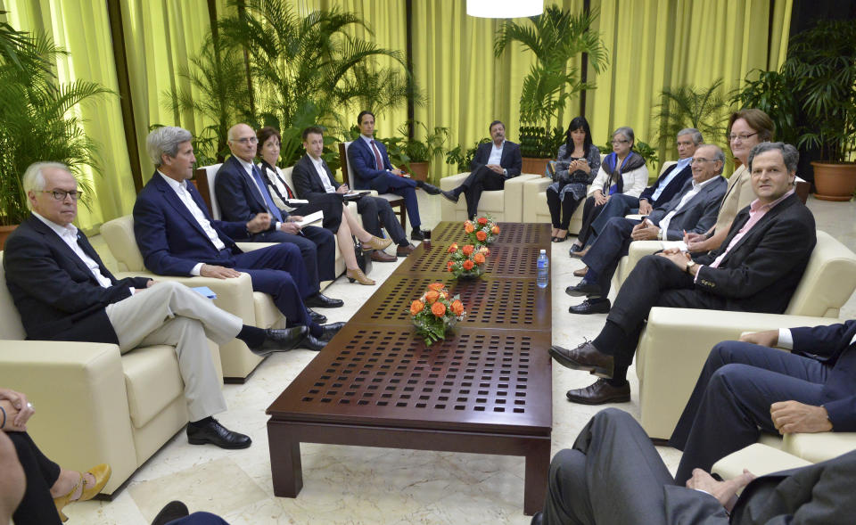 John Kerry Colombia FARC meeting Cuba