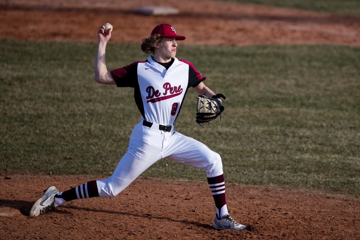 De Pere's Easton Arendt will be the ace of the staff this season.