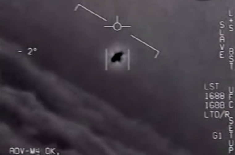 The US has admitted the footage shows an 'unidentified' object