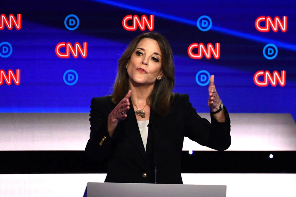 Williamson wants up to $500 billion for reparations plan Marianne  Williamson wants up to $500 billion for reparations plan