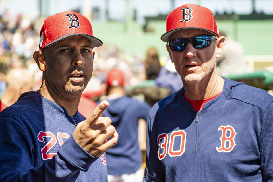 The Red Sox are reportedly making Ron Roenicke, Alex Cora's right-hand man the past two seasons, their interim manager. (Photo by Billie Weiss/Boston Red Sox/Getty Images)
