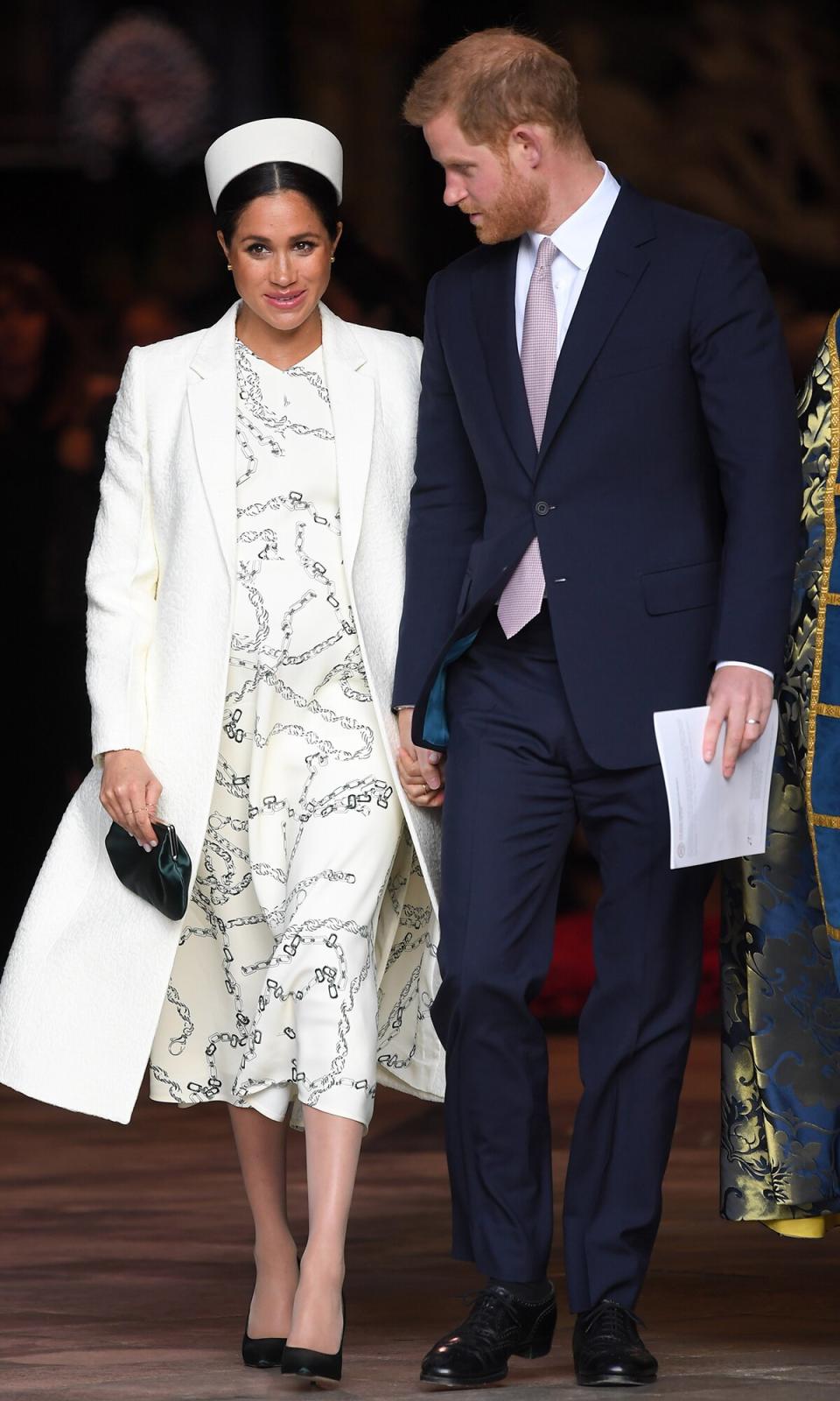 Meghan, Duchess of Sussex and Prince Harry, Duke of Sussex attend the Commonwealth Day service at Westminster Abbey on March 11, 2019 in London, England