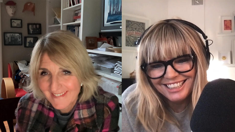 Kate Thornton interviewed Kaye Adams for Yahoo UK's podcast White Wine Question Time. (White Wine Question Time)