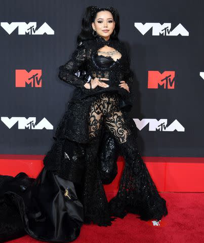 ANGELA WEISS/AFP/Getty Bella Poarch at the MTV VMAs