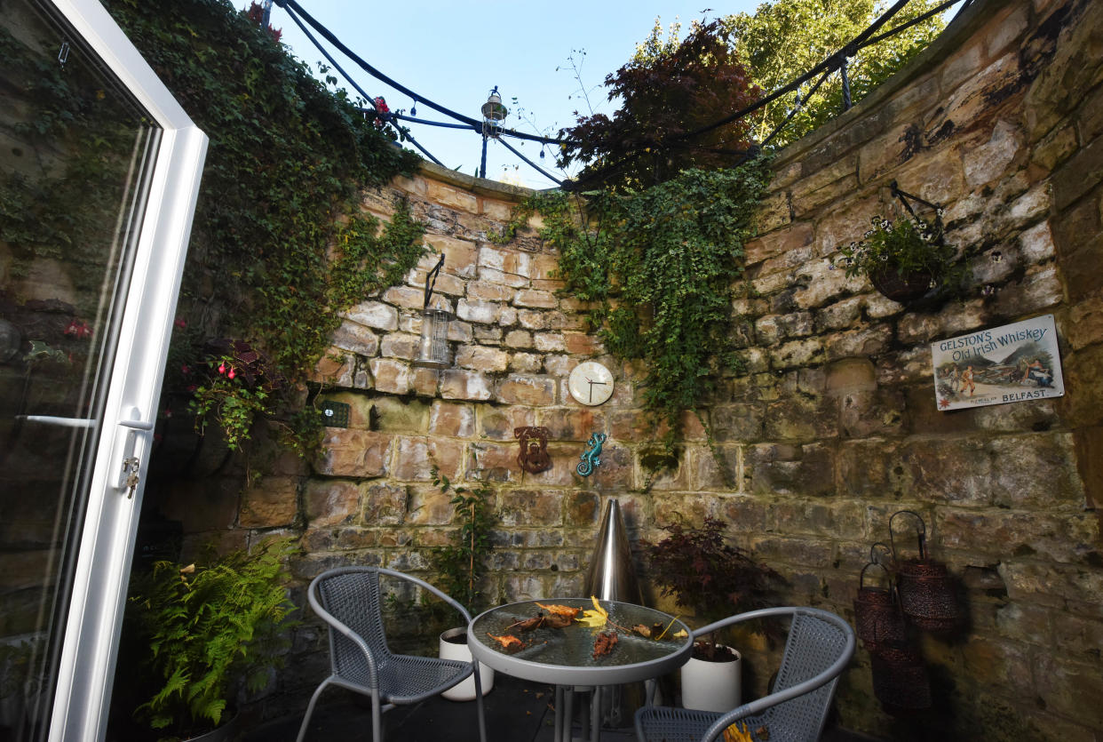 The property also features a unique sunken terrace. (William Lailey/Caters)