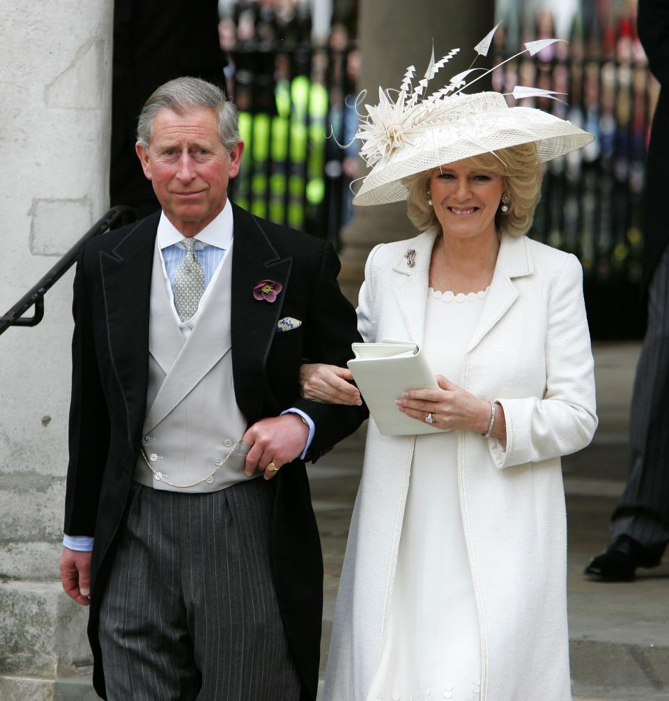 On April 9, 2005, Prince Charles and Camilla tied the knot in a civil ceremony at Windsor Guildhall, right outside Windsor Castle.