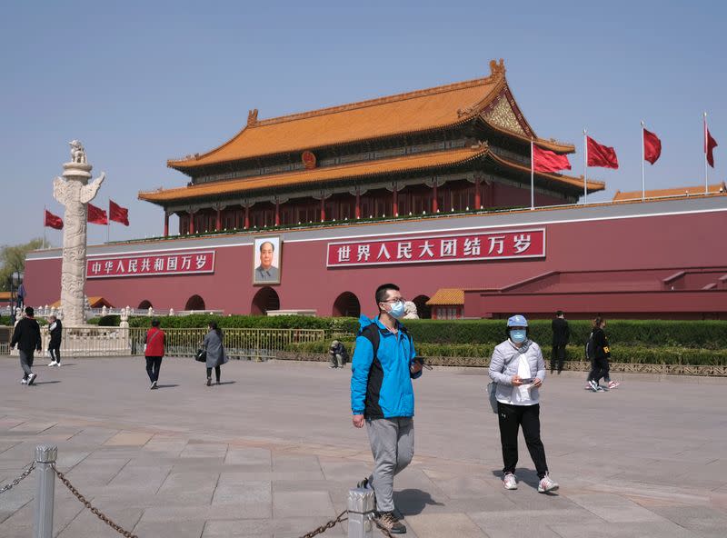 China mourns for coronavirus (COVID-19) victims on Qingming tomb sweeping festival