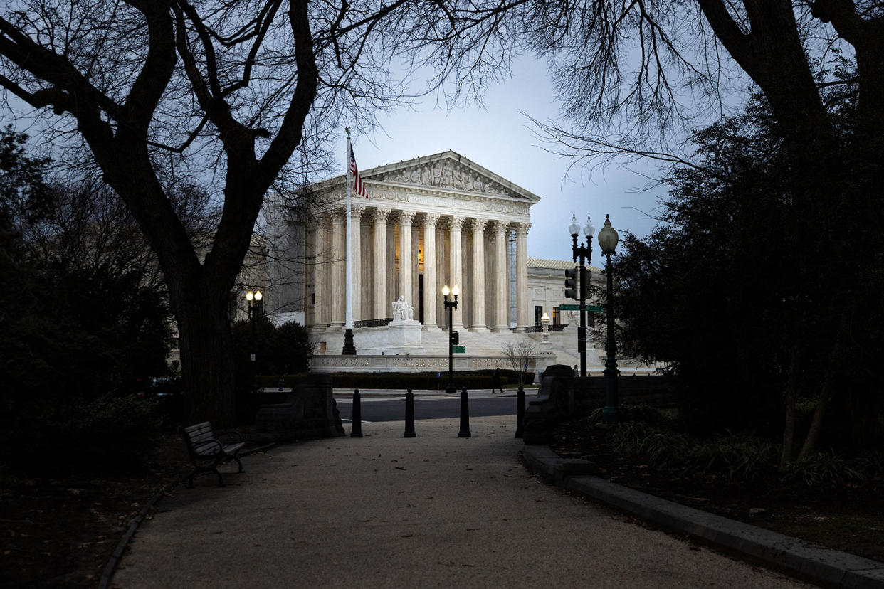 The US Supreme Court in Washington, DC. JULIA NIKHINSON/AFP via Getty Images