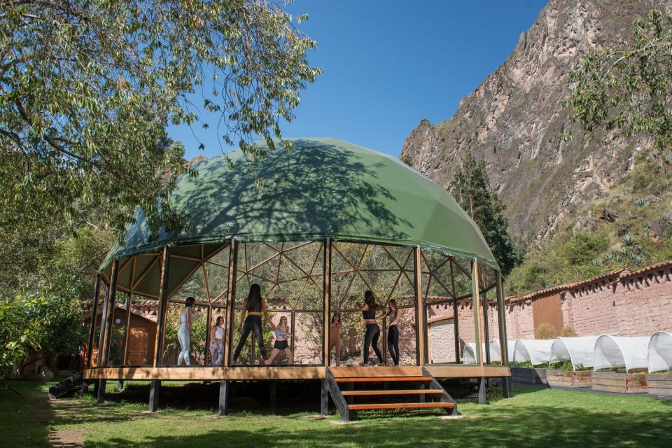 Exterior of the new domes at Las Qolqas Eco-Resort &amp; Spa