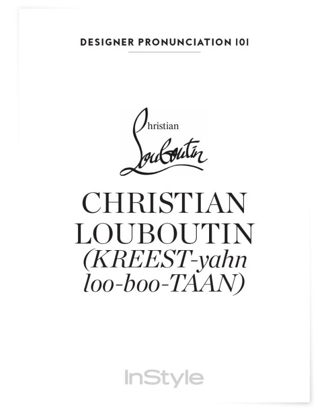 louboutin vs louis vuitton pronunciation