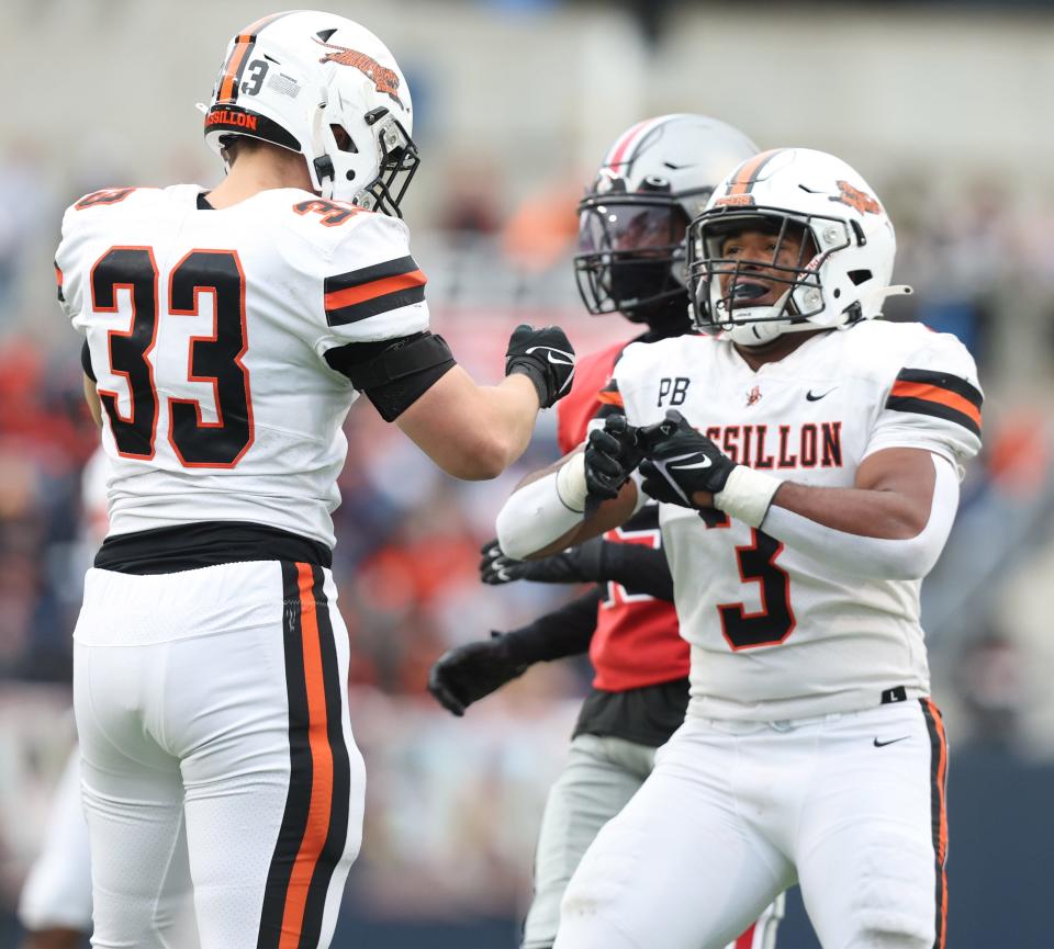 Ohio high school football state championships Massillon vs. Hoban