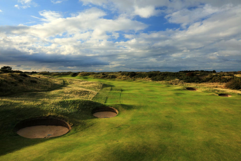 The par-4 10th at Royal Birkdale pictured
