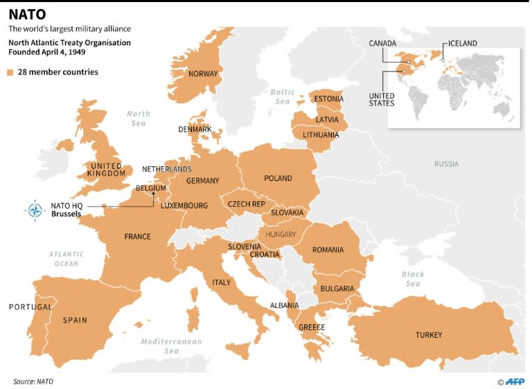 NATO has 28 member states