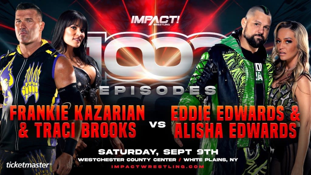 Frankie Kazarian And Traci Brooks To Face Eddie Edwards And Alisha Edwards At Impact 1000