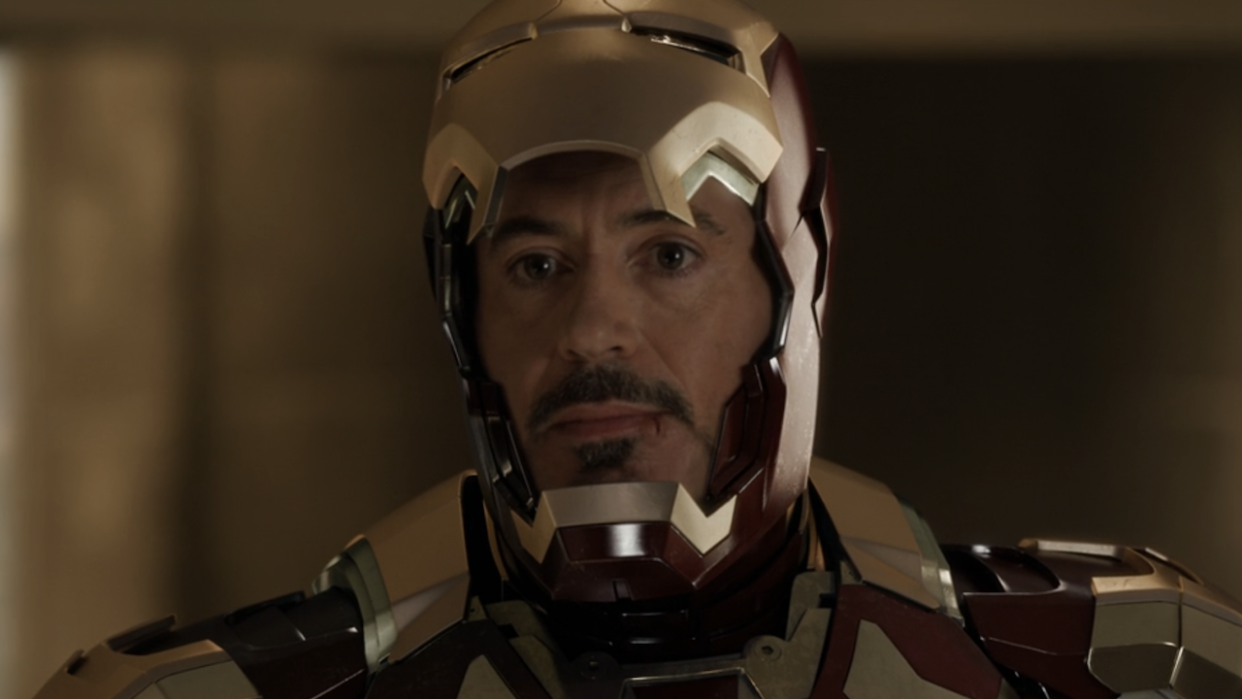  RDJ in Iron Man 3. 