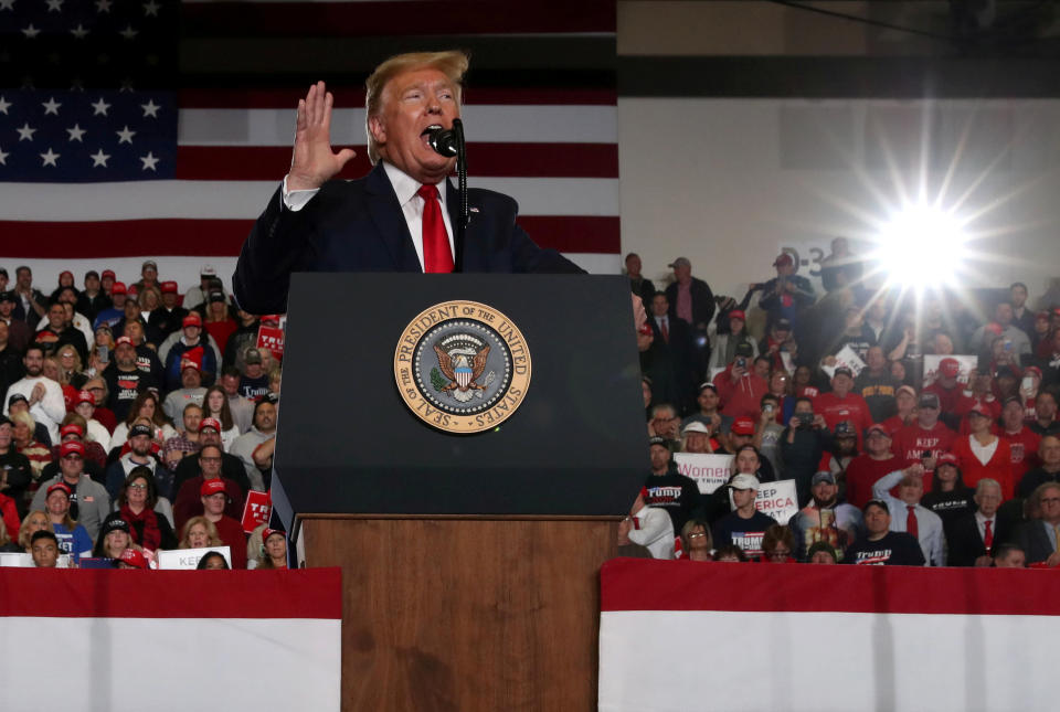 Donald Trump bei einem Wahlkampfauftritt in New Jersey im Januar (Bild: Reuters/Leah Millis)