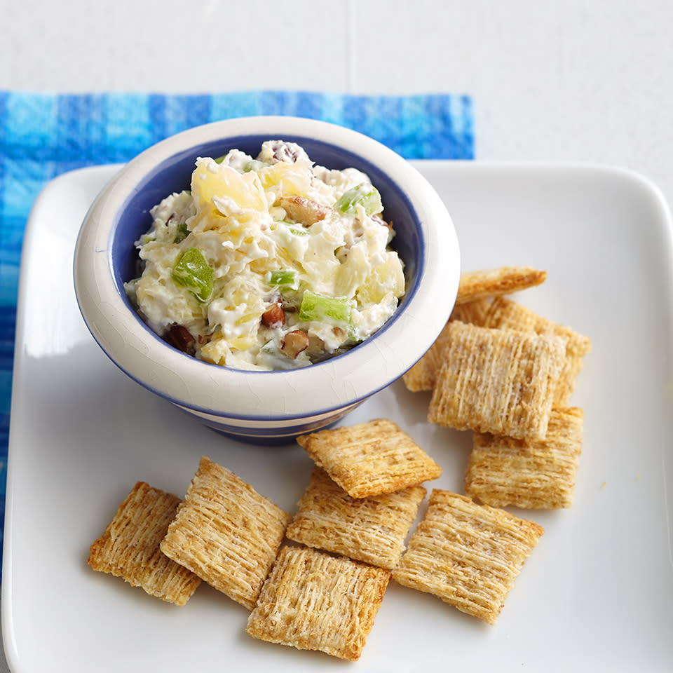 Cream Cheese Dip and Crackers